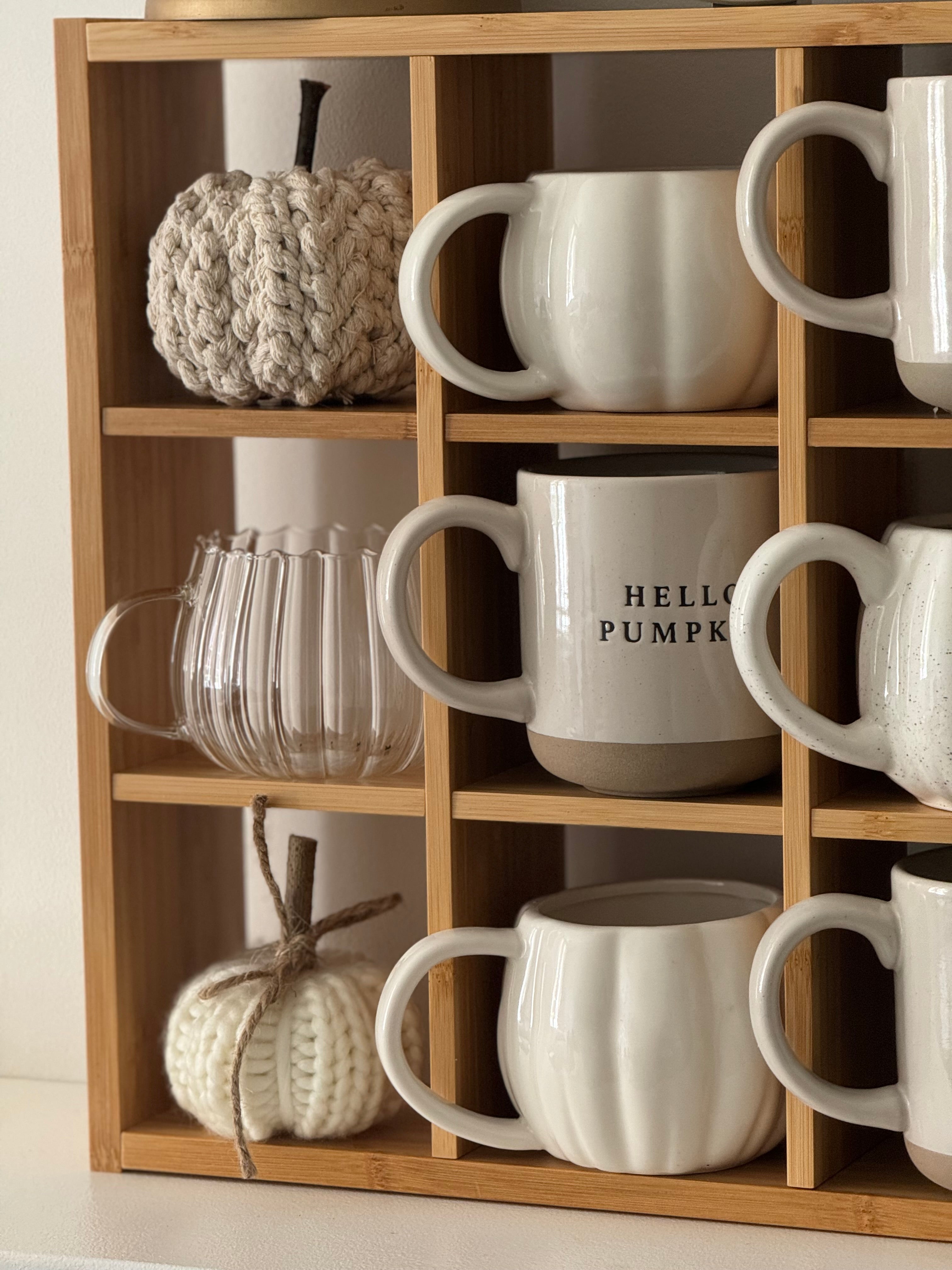 Glass Pumpkin Mug