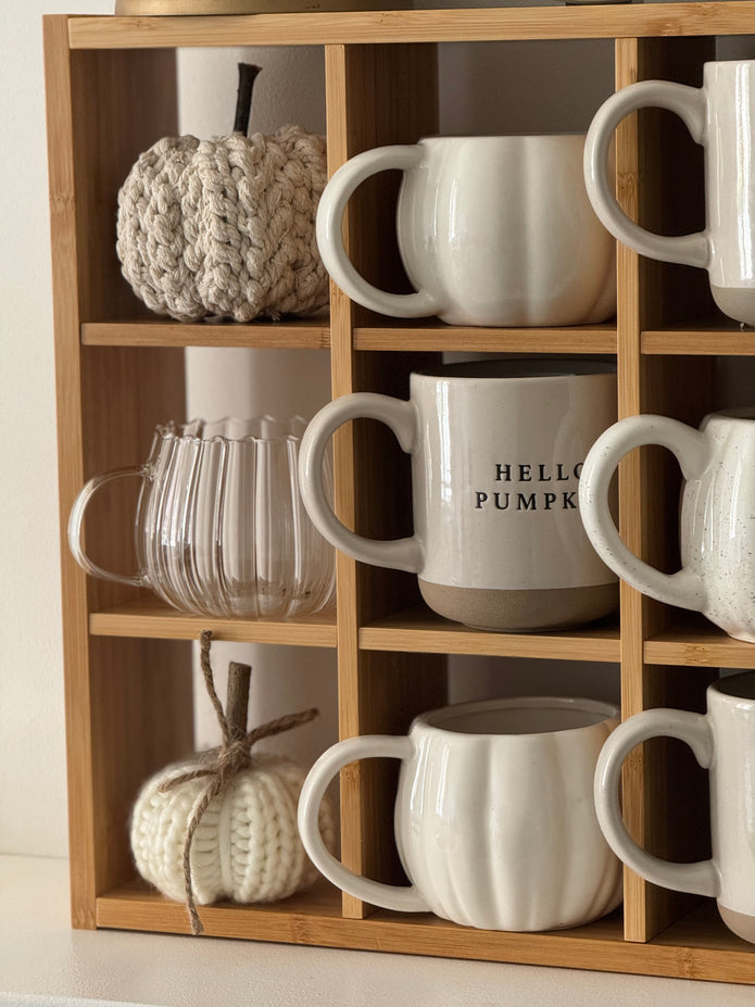 Glass Pumpkin Mug