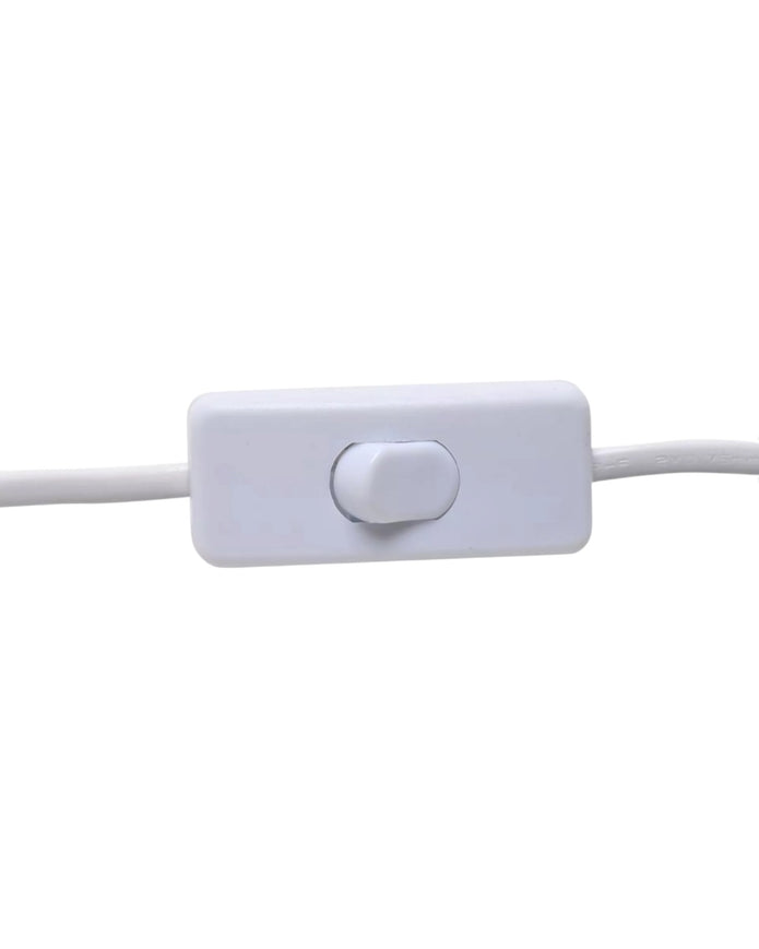 White Ceramic Loire Bottle LED Table Lamp