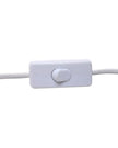 White Ceramic Loire Bottle LED Table Lamp