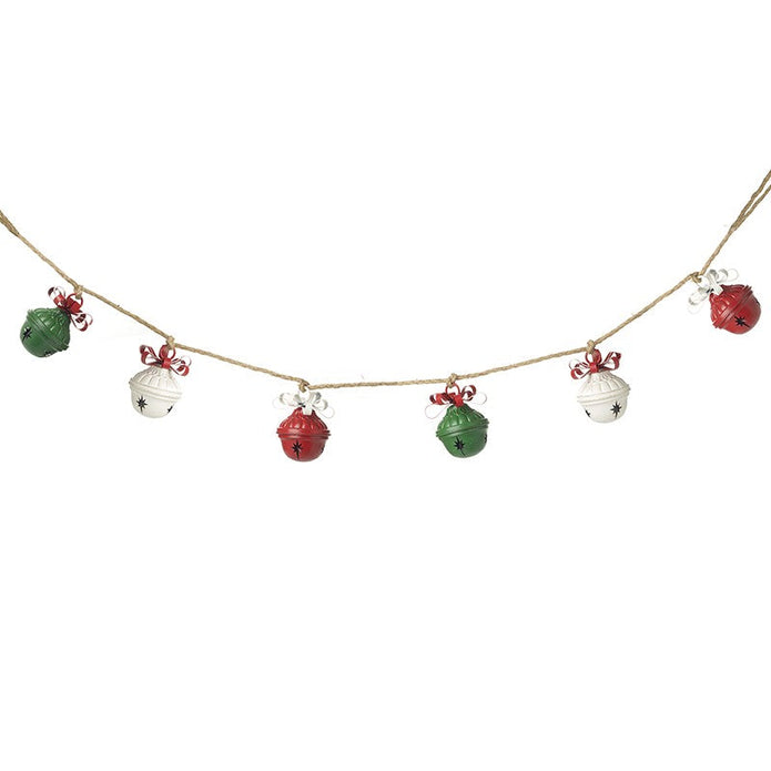 Red White Green Bell Garland
