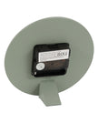 Thomas Kent 6-inch Arabic mantle clock in Seagrass Green with a classic clock face and stylish design from Gallery Direct.