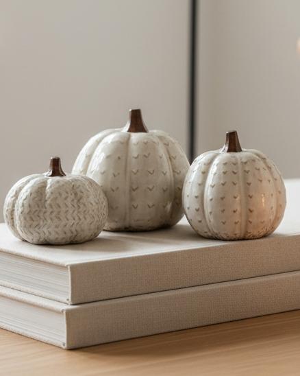 Patterned Pumpkin Décor