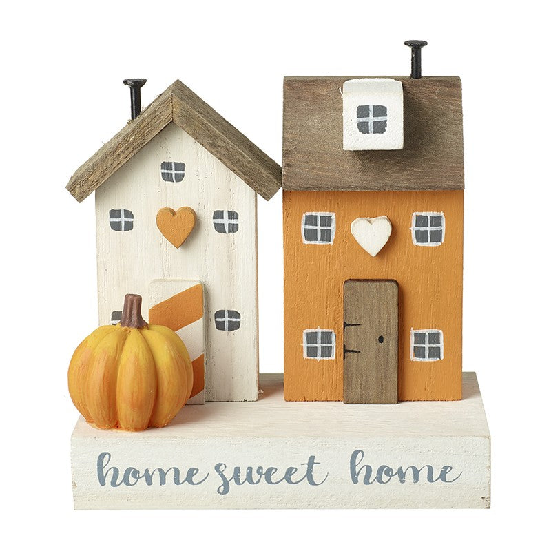 Autumn Wooden House Decoration ‘Home Sweet Home’