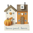 Autumn Wooden House Decoration ‘Home Sweet Home’