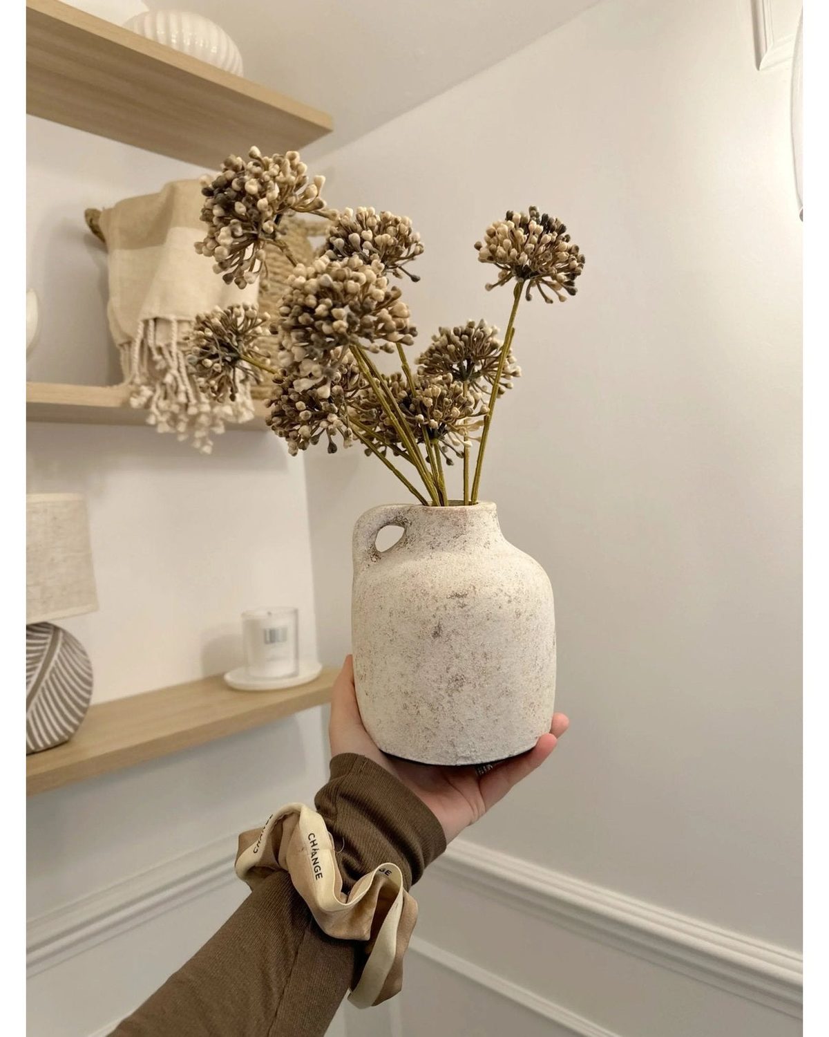 Classic Brown Allium Stem - Faux Plants & FlowersFaux Plants & Flowers - Lulu Loves Home