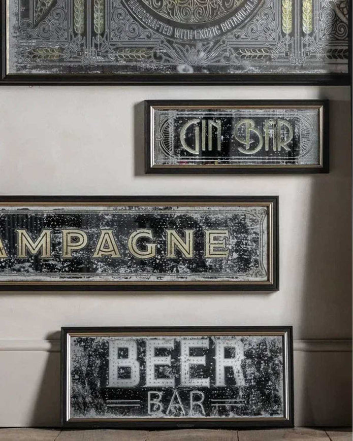 Beer Bar Mirror - PRE ORDER FOUR WEEK DELIVERY Lulu Loves Home 