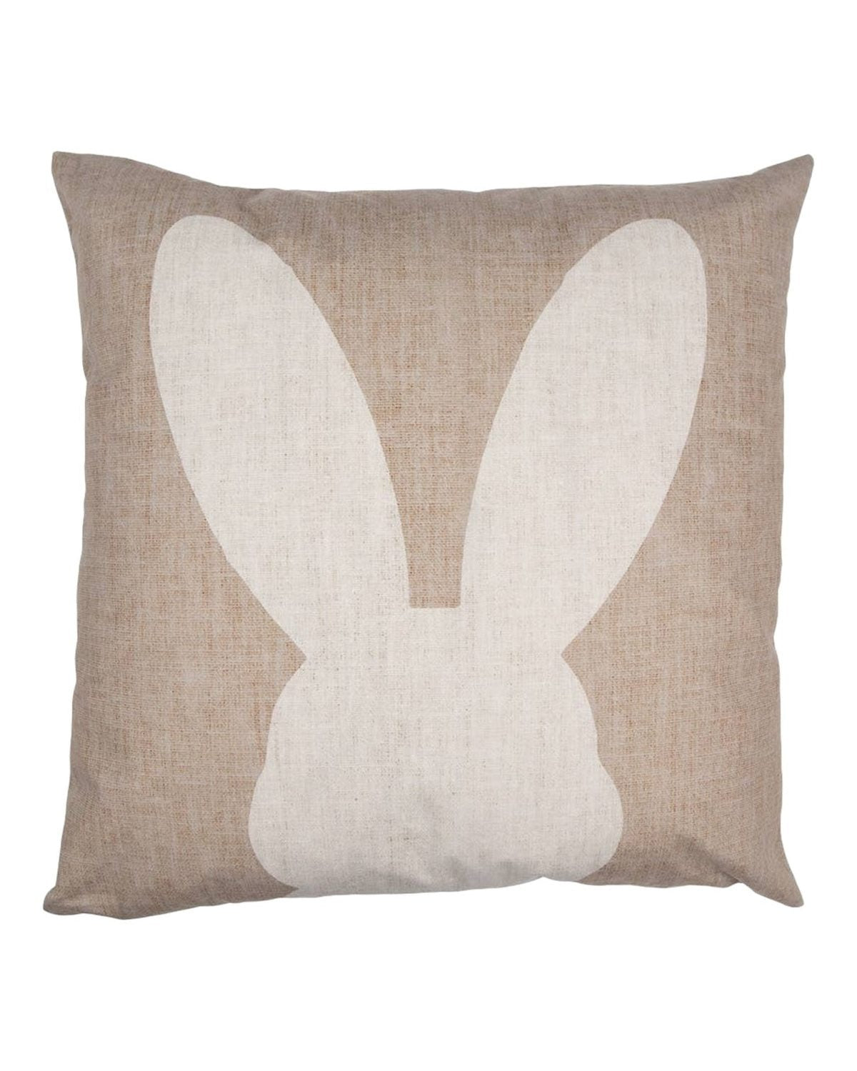 Beige And Cream Rabbit Cushion Cover