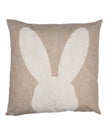Beige And Cream Rabbit Cushion Cover