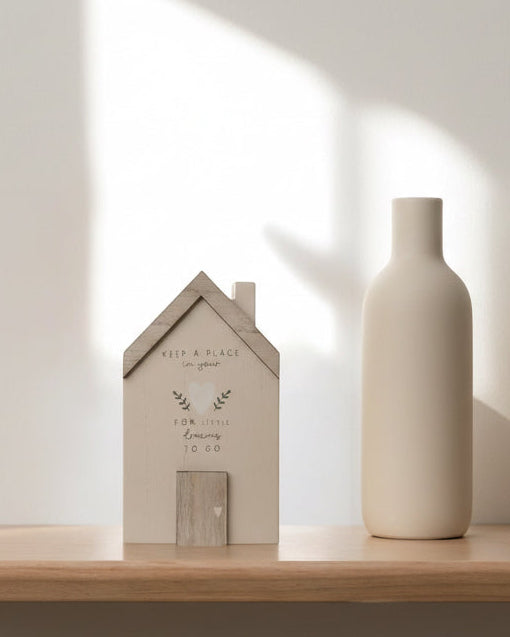 Beige Moments Wooden House - Keep A Place In Your Heart - Kitchen & DiningKitchen & Dining - Lulu Loves Home