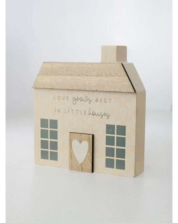 Beige Moments Wooden House - Love Grows Best In Little Houses - Kitchen & DiningKitchen & Dining - Lulu Loves Home