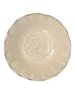 Beige Stoneware Pinched Bowl