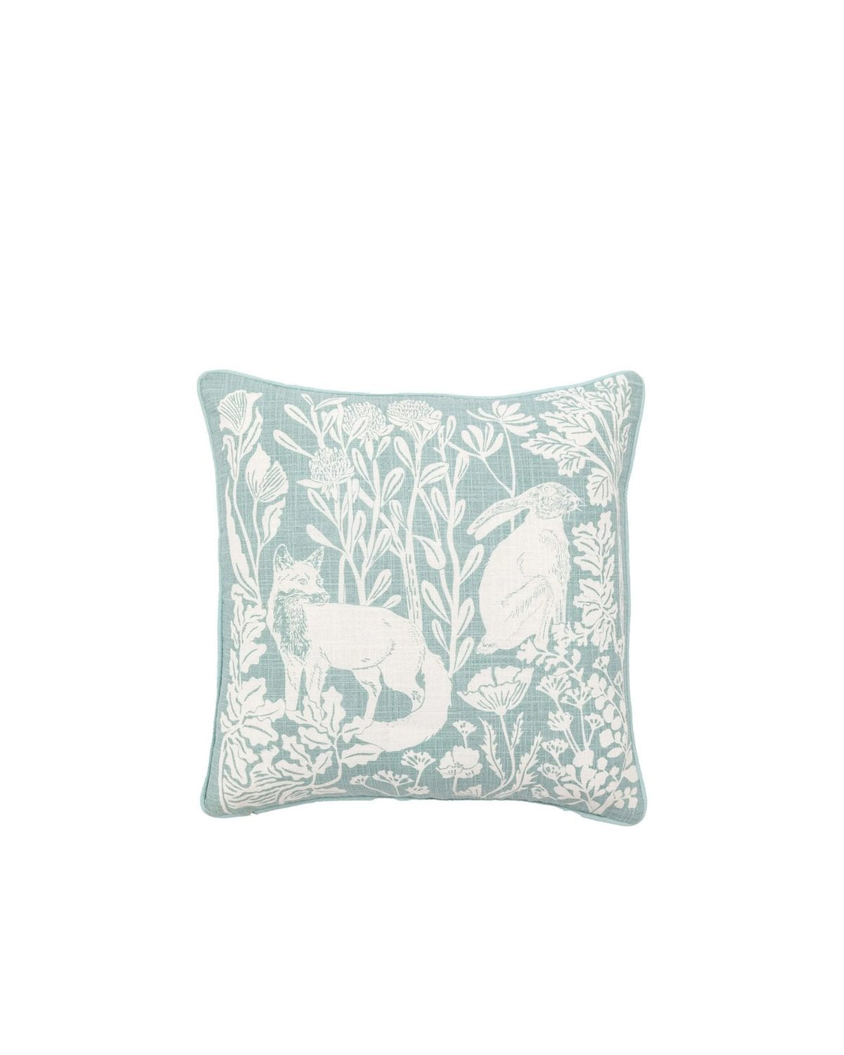 Bibury Animals Duck Egg Blue Cushion Cover