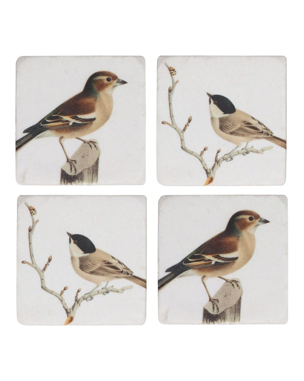 Bird Resin Coaster - Set of Four