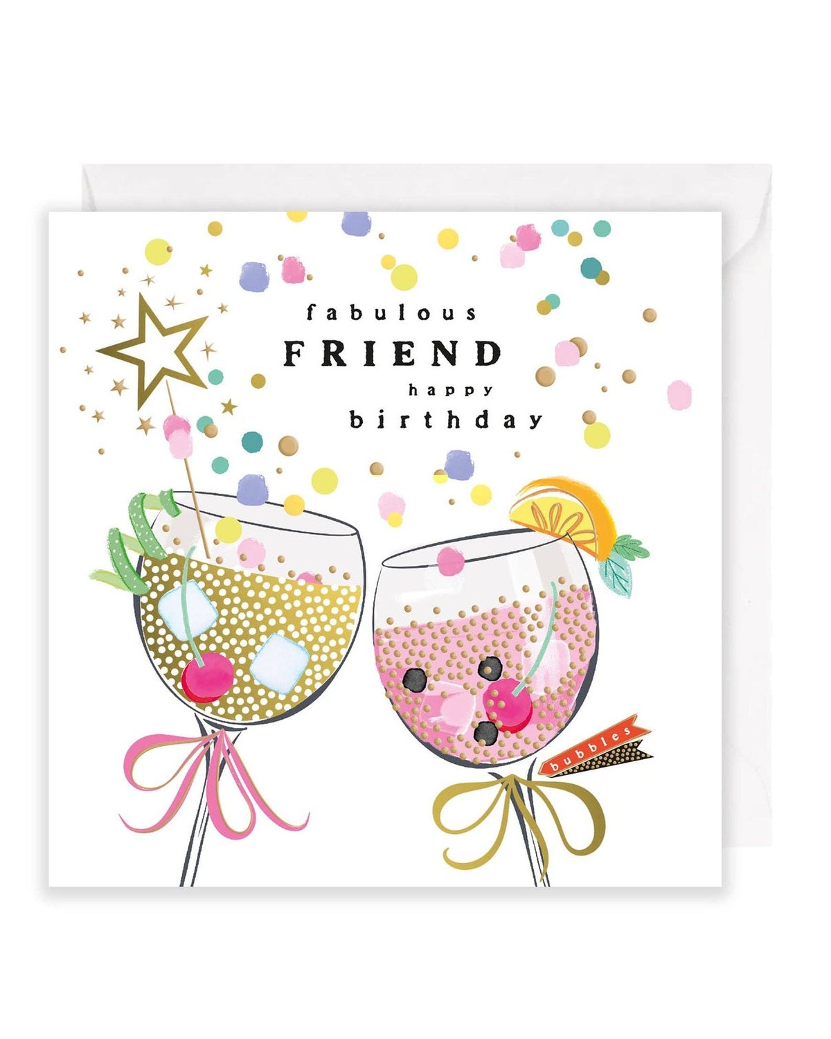 Birthday Card - Fabulous Friend