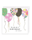 Birthday Card - Party Balloons