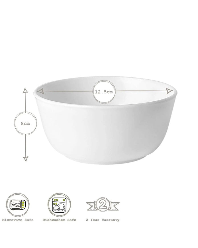 Bormioli Rocco Toledo Glass Cereal Bowl - 12.5cm - Kitchen & DiningKitchen & Dining - Lulu Loves Home