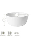 Bormioli Rocco Toledo Glass Cereal Bowl - 12.5cm - Kitchen & DiningKitchen & Dining - Lulu Loves Home