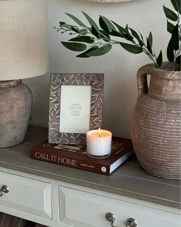 Brown Leaves Photo Frame