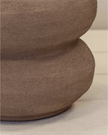 Brown Textured Sculptured Vase