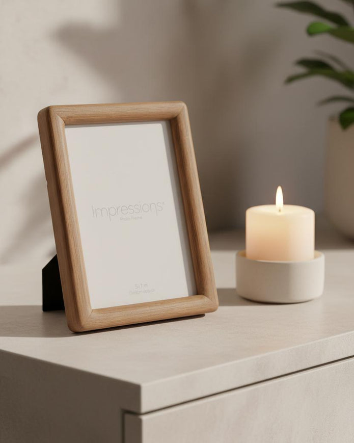 Natural Oak Effect Photo Frame – Wooden Picture Frame