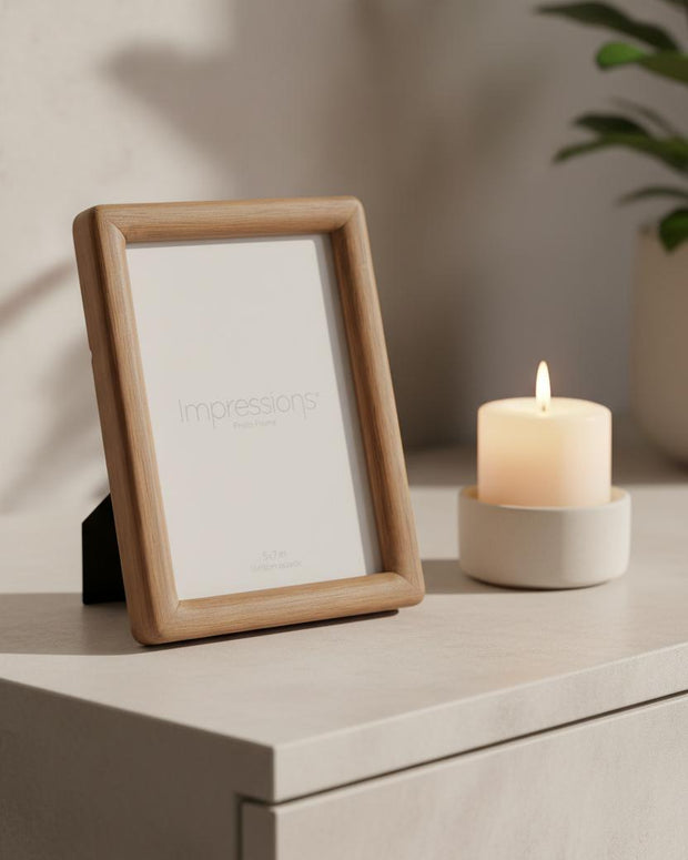 Natural Oak Effect Photo Frame – Wooden Picture Frame