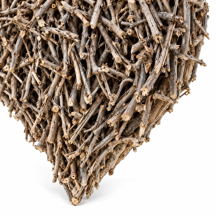 Tea branch heart deco