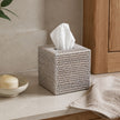 Rattan Square Tissue Box