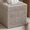 Wickham Rattan Square Tissue Box