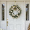 White Pumpkin Wreath