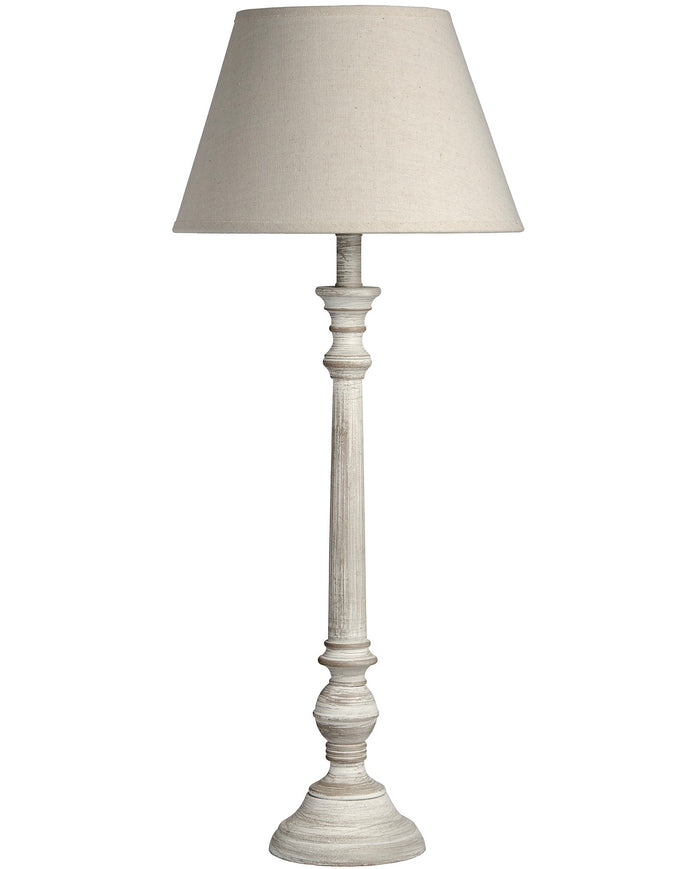 Leptis Magna wooden lamp by Hill Interiors featuring a sculptural design with warm wood tones and a modern lighting fixture.