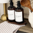 Wooden Brown Styling Tray