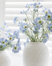 Artificial Ocean Blue Cosmos Flower Stem