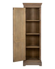 Hill Interiors Delphine Collection 1 Door Tall Cabinet in modern furniture style with wood finish and sleek design