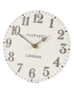 Thomas Kent 6-inch Arabic mantle clock in limestone with classic clock face and elegant design, perfect for mantel or shelf display.