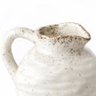 Natural Cream Speckled Ceramic Jug Vase