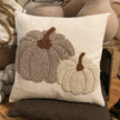Neutral Beige Double Pumpkin Cushion Cover