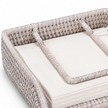 Wickham Rattan Napkin Holder With Weight