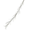 Snowy Twig Garland, full-length snow-tipped twig garland on white