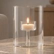 Glass Tealight Candle Lantern