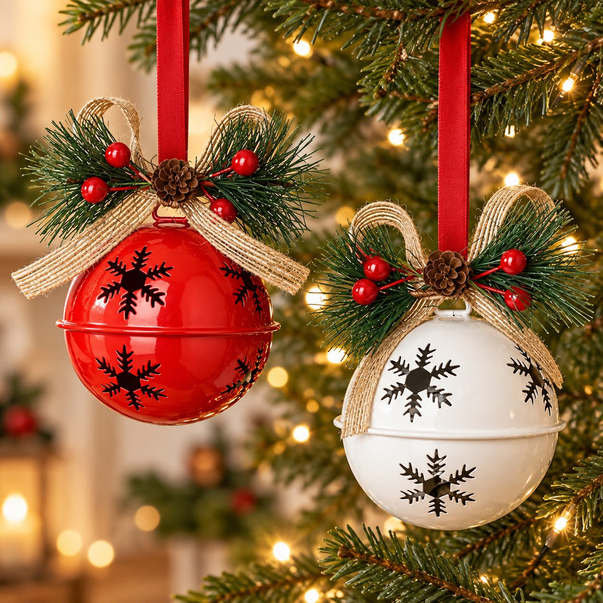 Round Metal Bell Decoration