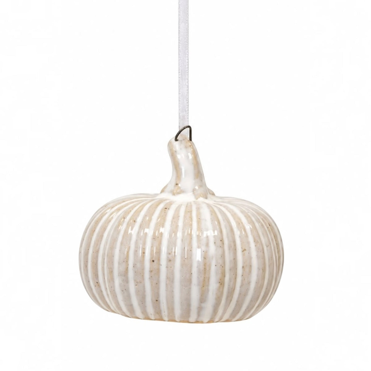 Hanging Ceramic Natural Pumpkin