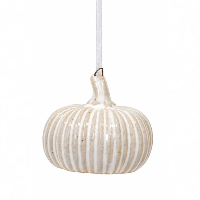 Hanging Ceramic Natural Pumpkin