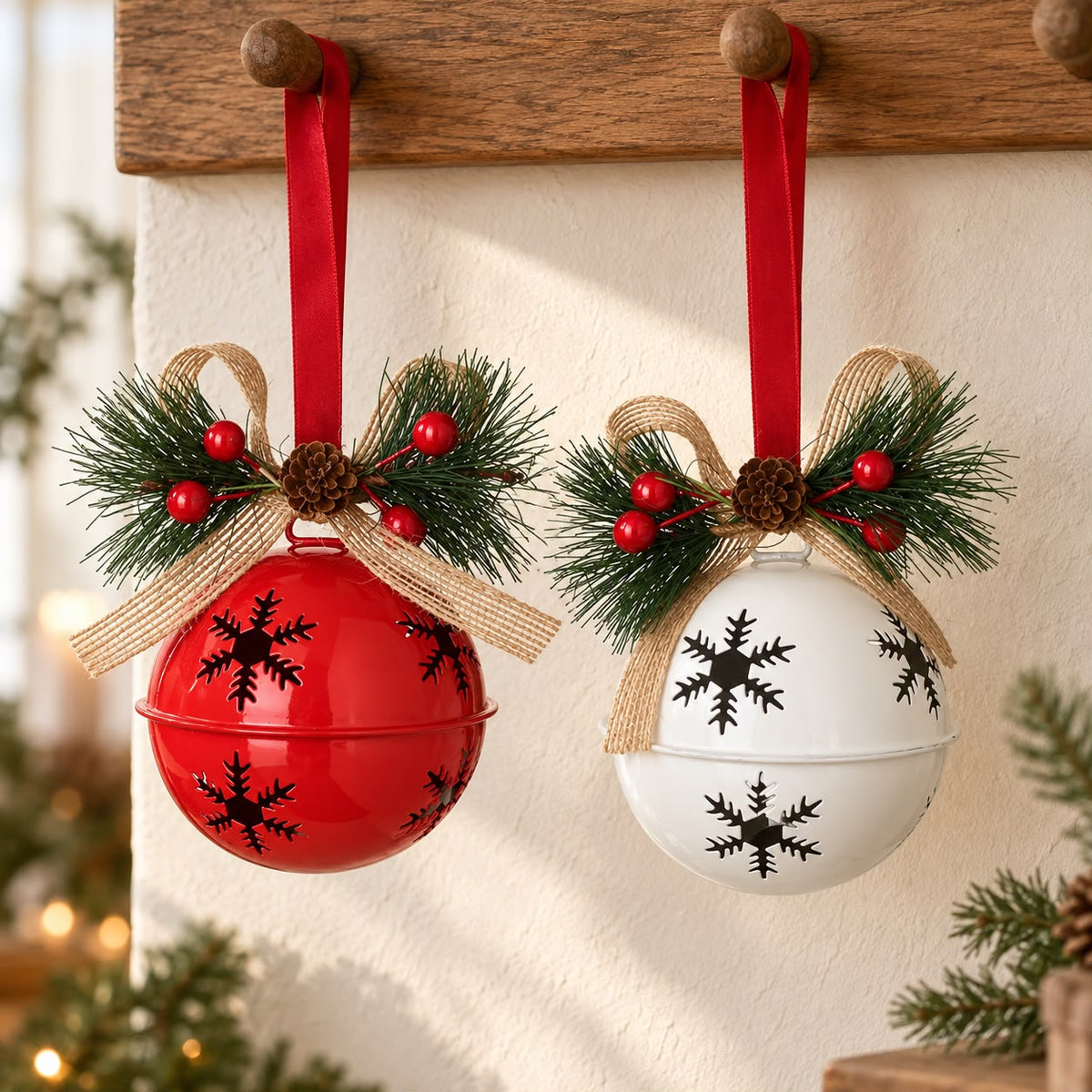 Round Metal Bell Decoration