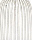 Monte Medium Ribbed Vase by Hill Interiors, showcasing its textured ribbed design in a neutral color.