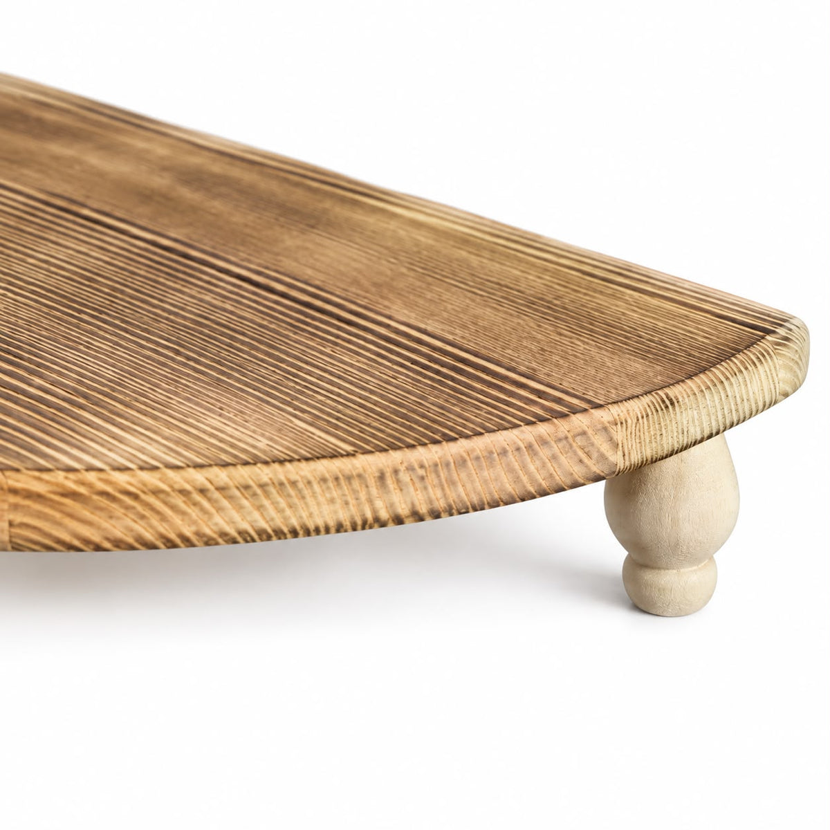 Natural Wooden Rustic Display Corner Bench