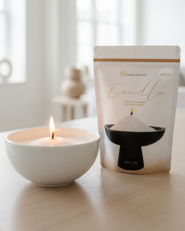 White Scented Candle Sand Kit – Midnight