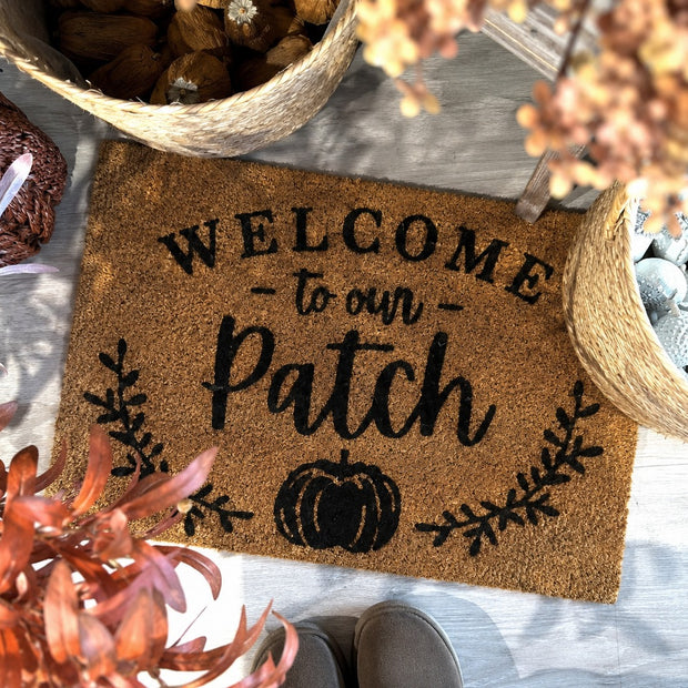 Welcome To Our Patch Doormat