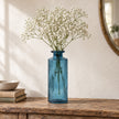Blue Glass Bottle Bud Vase — product image 2
