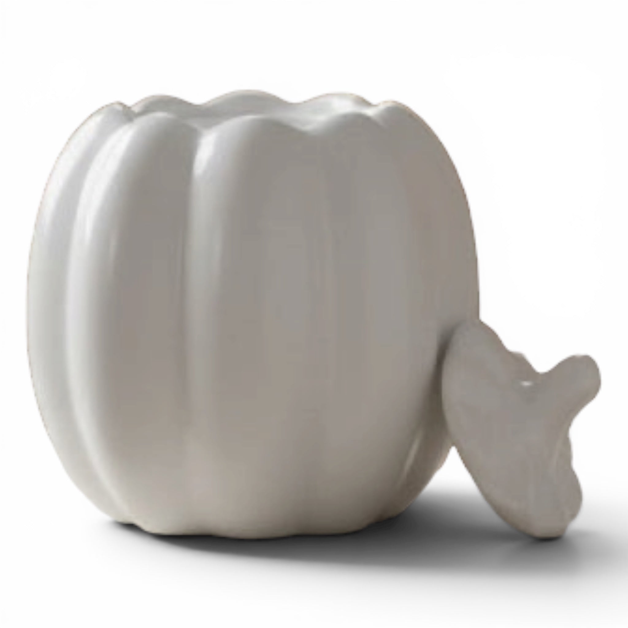 Tall White Pumpkin Oil Burner